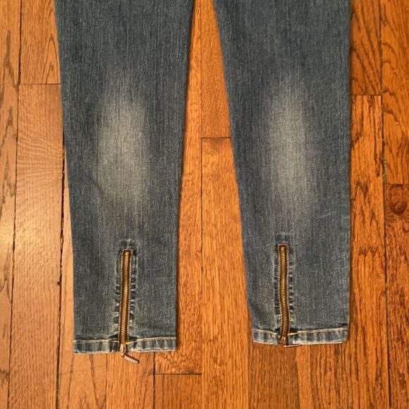 Cache Sz 2 Zipper Jeans So cute!! EUC - Picture 4 of 11